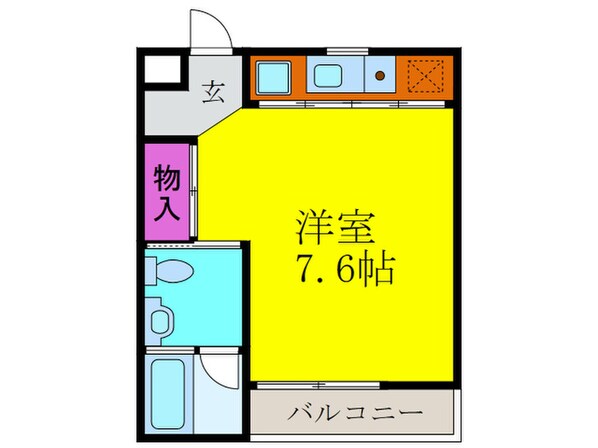 アヴェニ－ル千里丘の物件間取画像